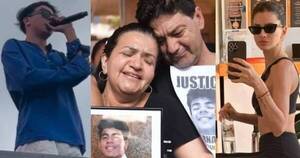 La Nación / “Repudiemos la violencia”: Rusherking y otros famosos homenajean a Fernando Báez Sosa