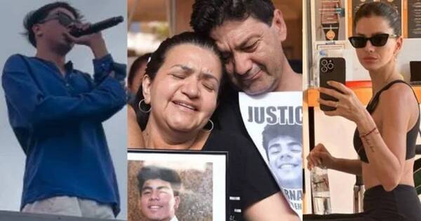 La Nación / “Repudiemos la violencia”: Rusherking y otros famosos homenajean a Fernando Báez Sosa