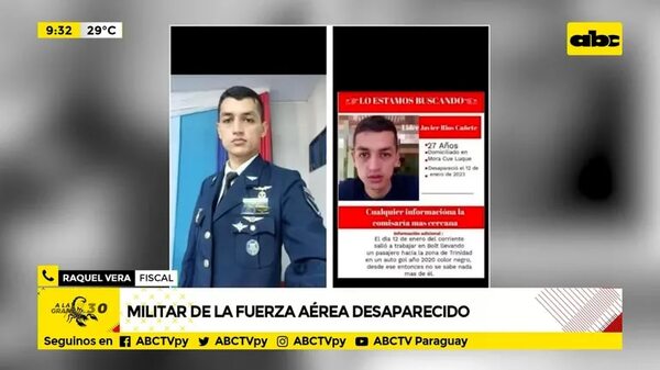 Militar de la fuerza aérea desaparecido - ABC Noticias - ABC Color