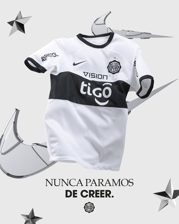 Así es la nueva camiseta de Olimpia | 1000 Noticias