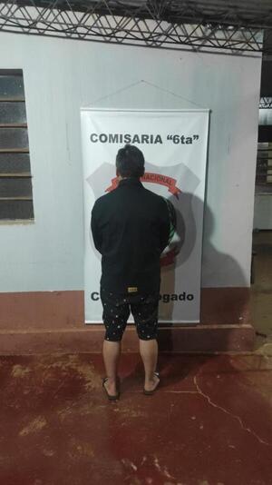 Agredió a su pareja con un hierro y quedó aprehendido en la comisaría de Coronel Bogado.