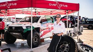 Con ánimo de revancha: Andrea Lafarja triunfa en el Dakar 2023