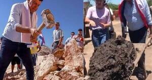 La Nación / Efraín Alegre “trabajando”, la imagen que generó miles de burlas