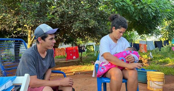 La Nación / Ángela Magalí, la beba robada y recuperada, ya se encuentra en su casa de Capiatá