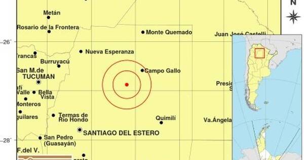 La Nación / Un terremoto de 6,5 de magnitud sacude la provincia de Santiago del Estero, Argentina