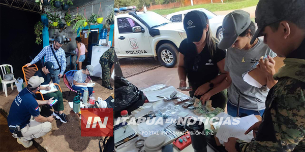ALLANARON LAVADERO DE VEHÍCULOS E INCAUTARON DROGAS EN ENCARNACIÓN - Itapúa Noticias
