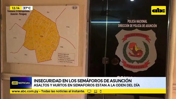 Inseguridad en los semáforos de Asunción - ABC Noticias - ABC Color
