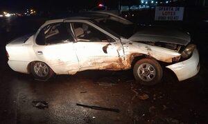 Borracho ocasiona accidente