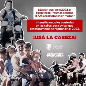 “¡Usá la cabeza!”, recomienda la Municipalidad de Asunción | 1000 Noticias