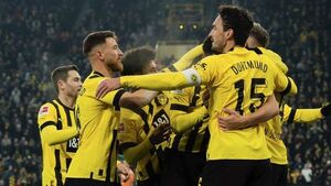 El Dortmund 'Reyna' en la locura en la vuelta de Haller