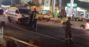 La Nación / Motociclista muere al chocar contra un auto