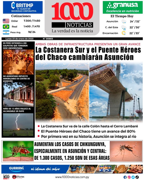 23 de Enero 2023 | 1000 Noticias