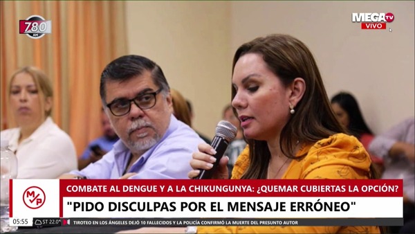 "Lapsus línguae": La justificación de la ministra de la SEN tras su polémico comentario sobre la quema de cubiertas - Megacadena — Últimas Noticias de Paraguay