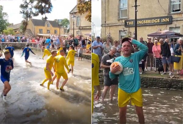 Este pueblo inglés celebra un partido de fútbol en el río todos los años - Megacadena — Últimas Noticias de Paraguay