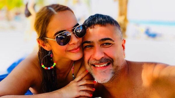 Roberto Pérez presentó a su nuevo amor en el Caribe