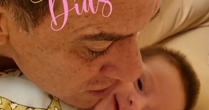 ¡Grande papá! El Colorado Gamarra enseñó su lado más tierno