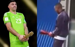 Mbappé imita el polémico gesto de Dibu Martínez - La Prensa Futbolera