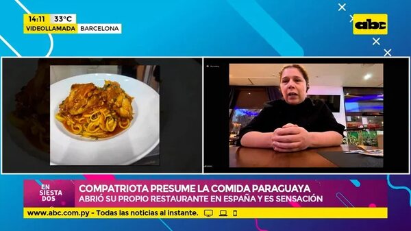 Compatriota presume la comida paraguaya - Ensiestados - ABC Color
