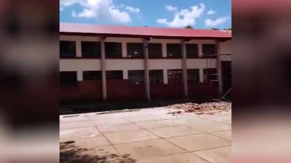 Municipio ejecuta obras en el CTN y Esc. Domingo Robledo de Encarnación