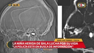La niña herida de bala lucha por su vida - C9N
