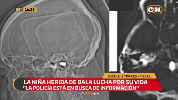 La niña herida de bala lucha por su vida - C9N