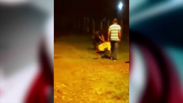 Jóvenes a los golpes en San Pedro del Paraná