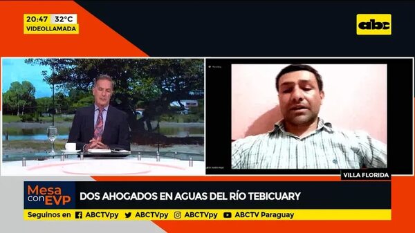 Dos ahogados en aguas del río Tebicuary - Mesa de Periodistas - ABC Color