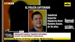 Presunto narco “Barón” Escurra escapó “en anatómico y zapatillas” - Crimen y castigo - ABC Color