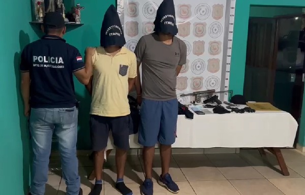 Capturan a presuntos asaltabancos en Itapúa | 1000 Noticias