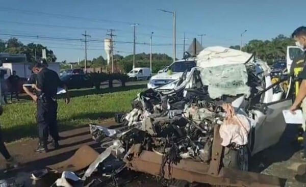 Violento choque acabó con la vida de brasileño