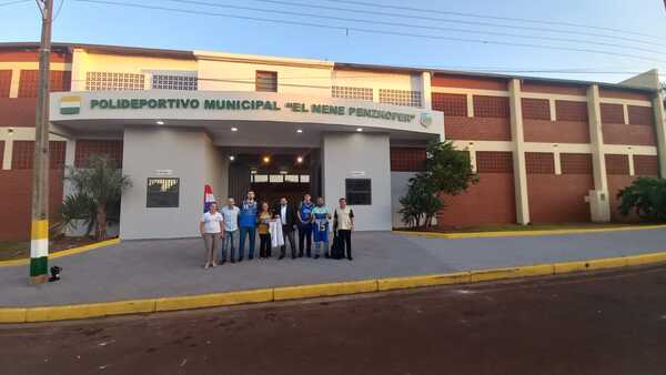 Reinauguran polideportivo municipal de Cambyretá: "El Nene Penzkofer"