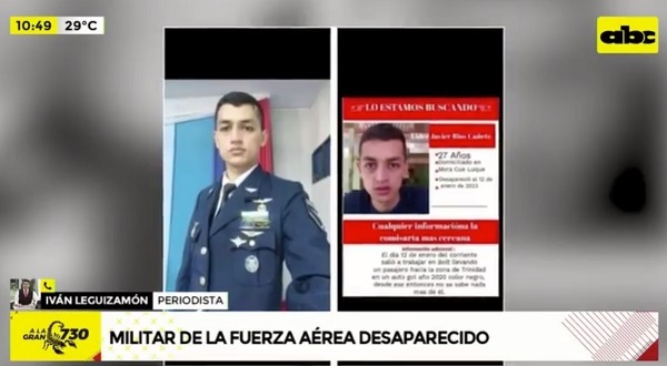 Detienen a policía por desaparición de militar