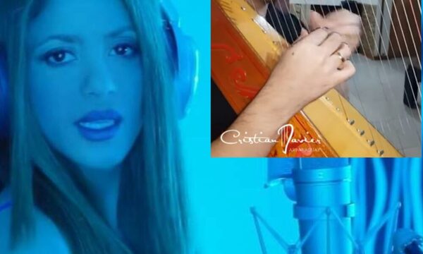 (VIDEO) Éxito de Shakira con sonidos del arpa paraguaya causa furor