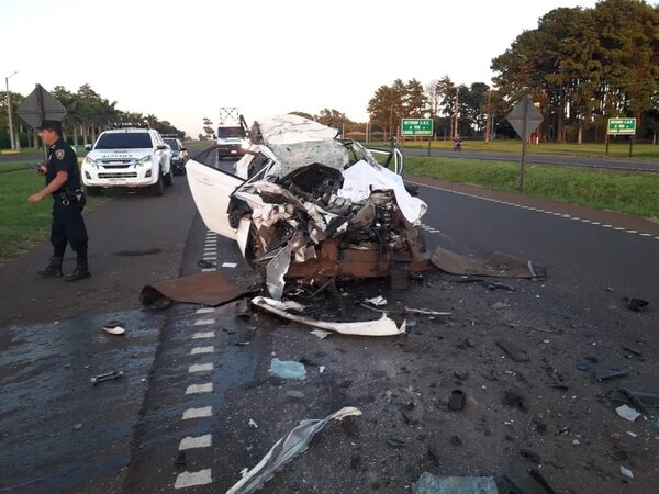 Brasileño pierde la vida en trágico accidente rutero - Policiales - ABC Color