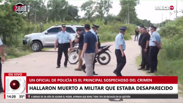 Hallan muerto al militar desaparecido - Megacadena — Últimas Noticias de Paraguay