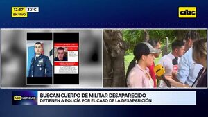 Buscan cuerpo de militar desaparecido - ABC Noticias - ABC Color
