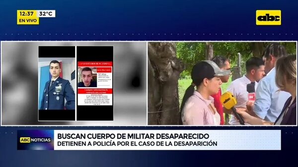 Buscan cuerpo de militar desaparecido - ABC Noticias - ABC Color