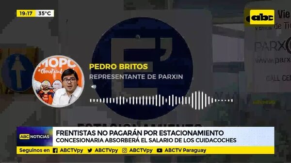 Frentistas no pagarán por estacionamiento - ABC Noticias - ABC Color