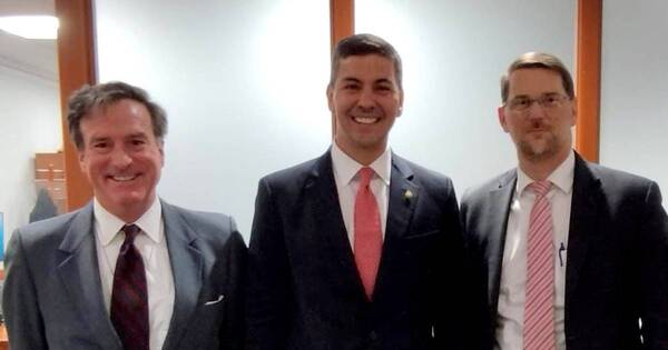 La Nación / Santiago Peña, en el Departamento de Estado y con el senador Rubio