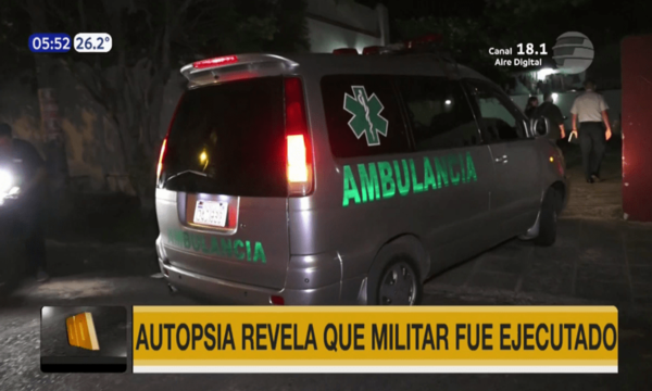 Autopsia revela que el militar fue ejecutado | Telefuturo