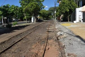 Sepultarán vías del antiguo tranvía en Asunción - Nacionales - ABC Color