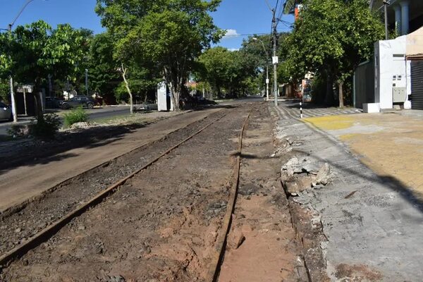 Sepultarán vías del antiguo tranvía en Asunción - Nacionales - ABC Color