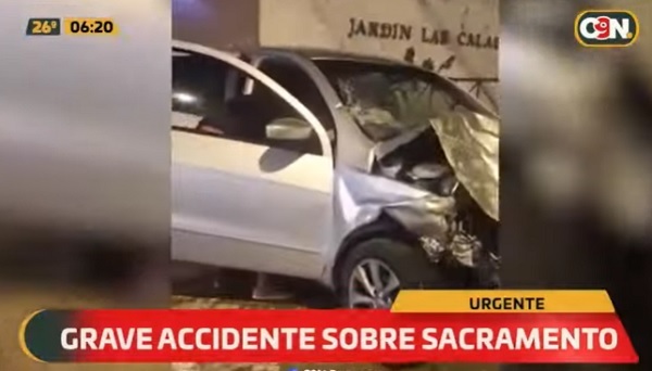 Reportan accidente de tránsito sobre Sacramento y Molas López