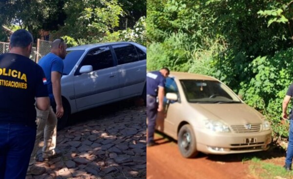 Delincuentes abandonan vehículos que habían robado