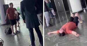 La Nación / ¡Susto en aeropuerto! Aerolínea perdió a mascotas y dueño se tiró al piso a llorar