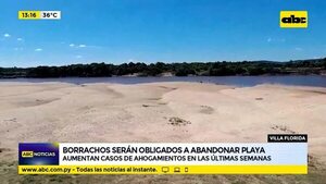 Borrachos serán obligados a abandonar playa  - ABC Noticias - ABC Color