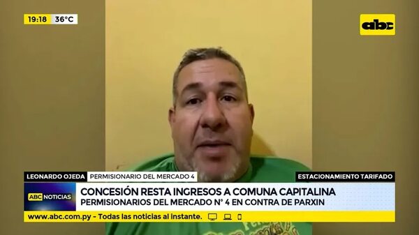 Permisionarios del mercado Nº 4 en contra del Parxin - ABC Noticias - ABC Color