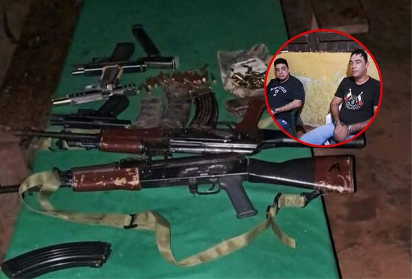 Presunto integrante del PCC fue detenido en Concepción con armas de grueso calibre - Megacadena — Últimas Noticias de Paraguay