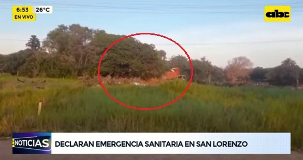 Declaran emergencia sanitaria en San Lorenzo