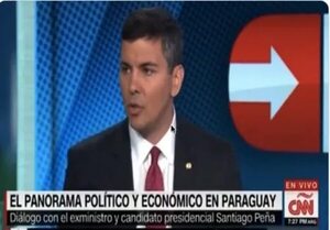 Santi Peña y su histórica metida de pata en CNN - Política - ABC Color